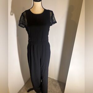 Romeo & Juliet Couture Elegant Black Jumpsuit